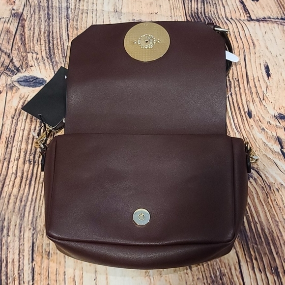 NWT ZARA burghundy crossbody Mini Bag - Picture 6 of 15